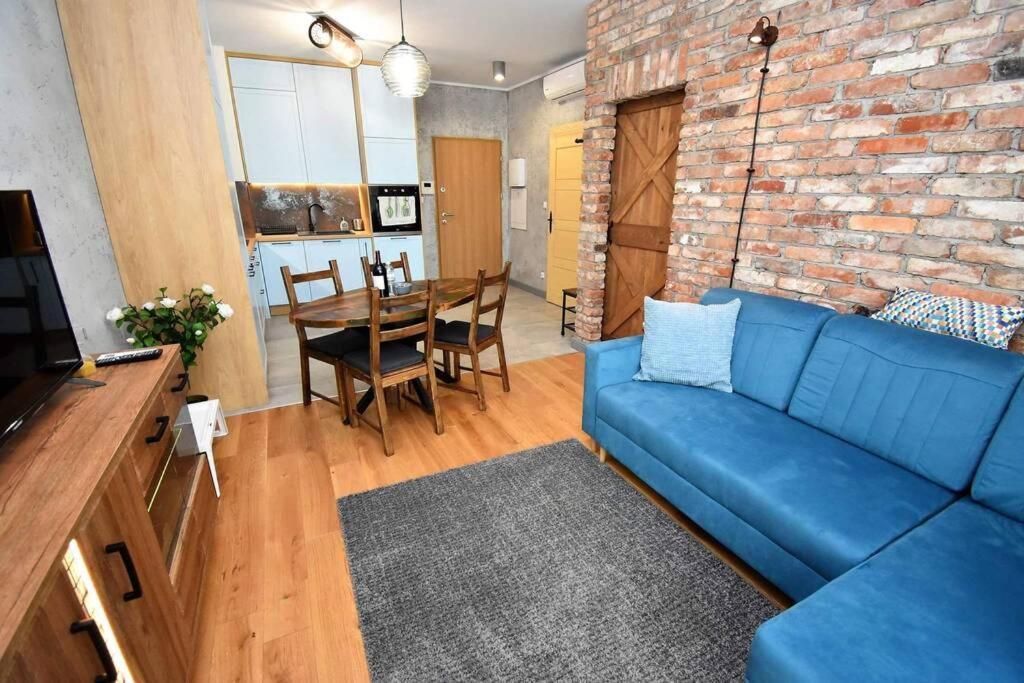 Apartament Blue Bastion Walowa 23C Z Klimatyzacja I Miejscem Parkingowym W Podziemnym Parkingu Gdansk Dış mekan fotoğraf
