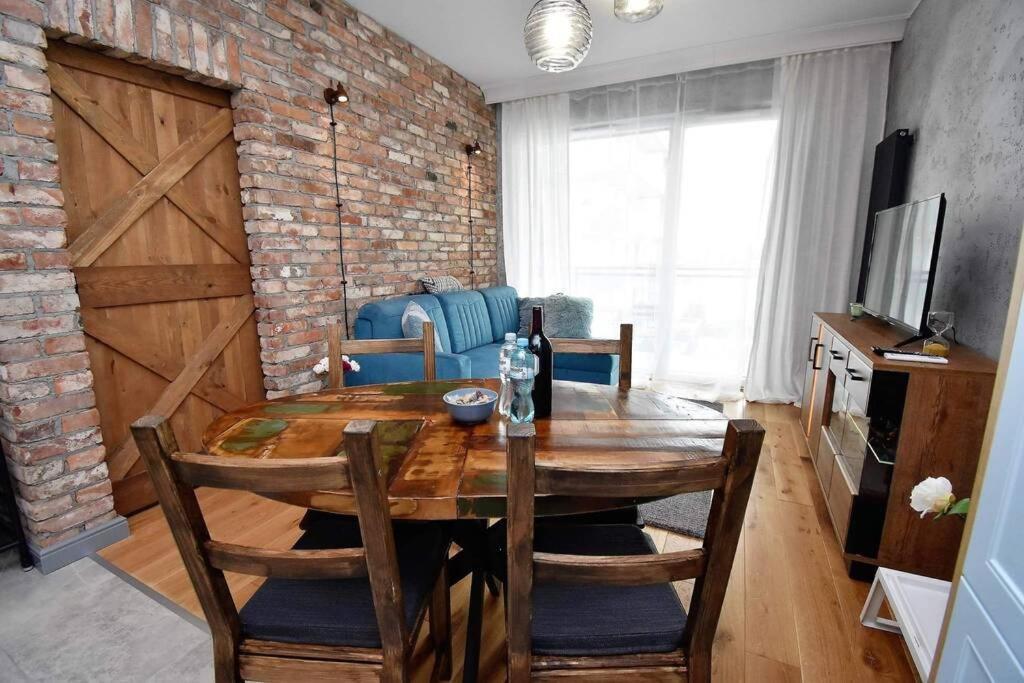 Apartament Blue Bastion Walowa 23C Z Klimatyzacja I Miejscem Parkingowym W Podziemnym Parkingu Gdansk Dış mekan fotoğraf